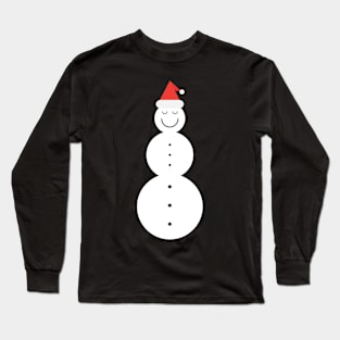 snowman Long Sleeve T-Shirt